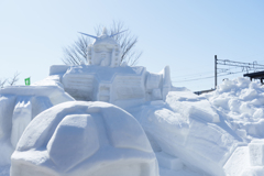 十日町の雪像