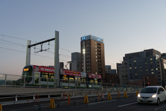 広島の街と路面電車