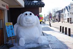 十日町の雪像