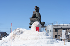 十日町の雪像