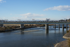 冬の多摩川