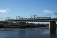冬の多摩川
