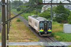 雨の函館本線