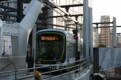 広島の街と路面電車