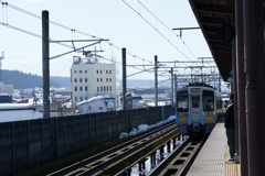 十日町駅にて