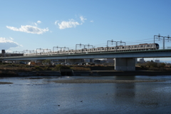冬の多摩川