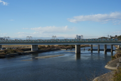 冬の多摩川