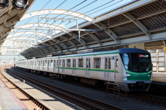 経堂駅にて