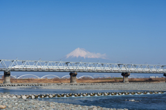 富士山と新幹線