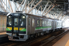 旭川駅にて