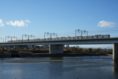 冬の多摩川