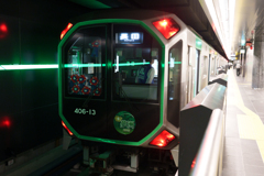 中央線夢洲駅にて