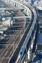 新幹線と在来線