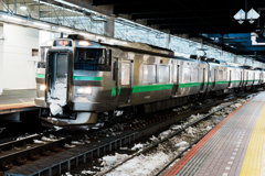 冬の札幌駅
