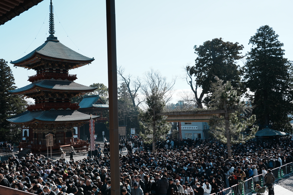 元日の成田山新勝寺
