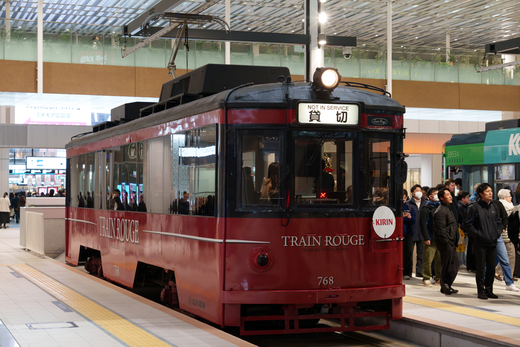 広島の街と路面電車