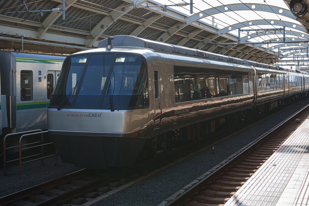 経堂駅にて