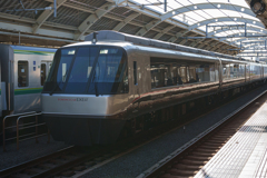 経堂駅にて