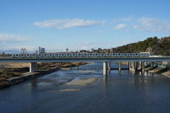 冬の多摩川