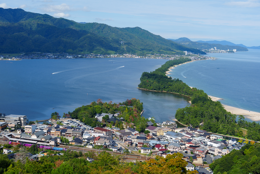 天橋立と特急はしだて