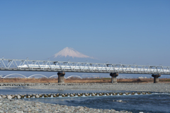 富士山と新幹線