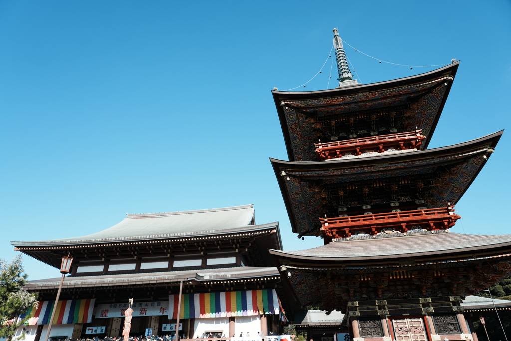 元日の成田山新勝寺