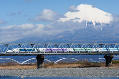 富士山と新幹線