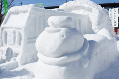 十日町の雪像