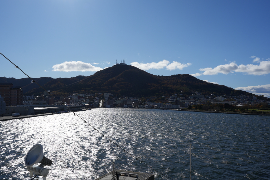 摩周丸からの函館山