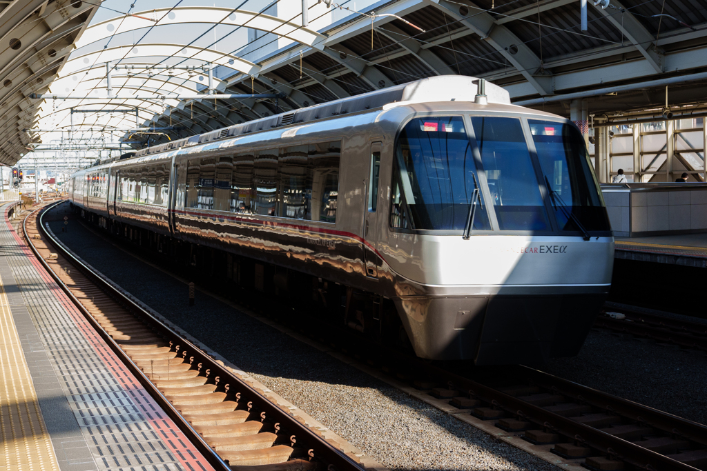 経堂駅にて