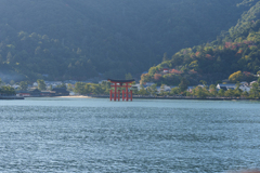 宮島フェリーから見た厳島神社
