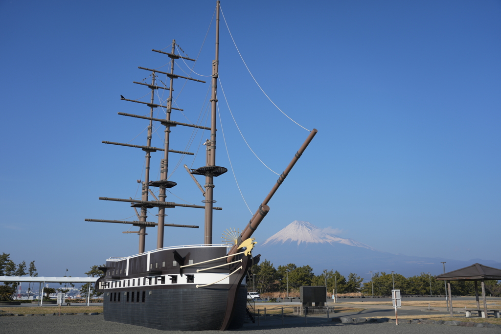 田子の浦の富士山