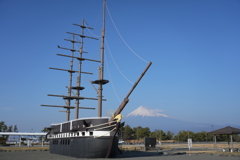 田子の浦の富士山