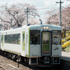 春の磐越東線舞木駅