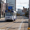 街中を走る路面電車