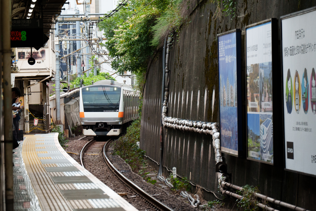 御茶ノ水駅にて