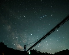 竜神峡の星空