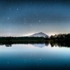オリオン座と筑波山