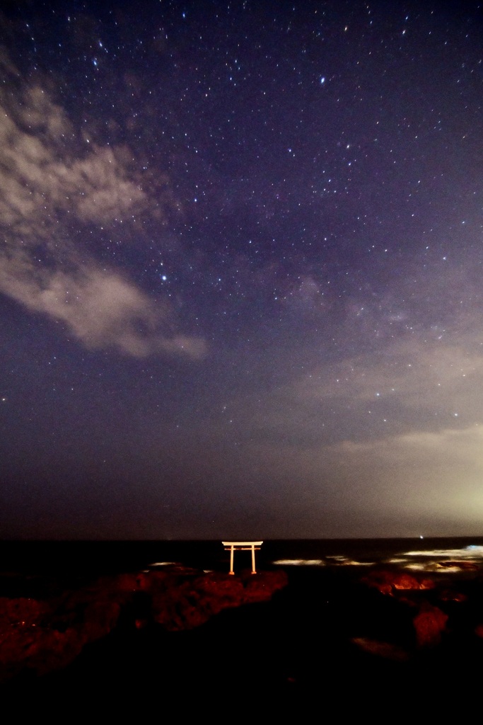 大洗の星空