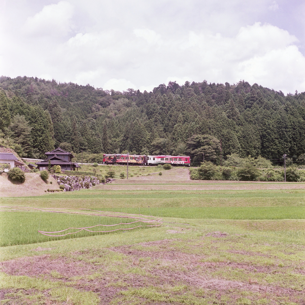 里山走る明知鉄道　～山岡～野志間