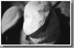 麻のハンチング