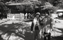 定光寺にて家族写真