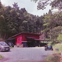 山間の喫茶店