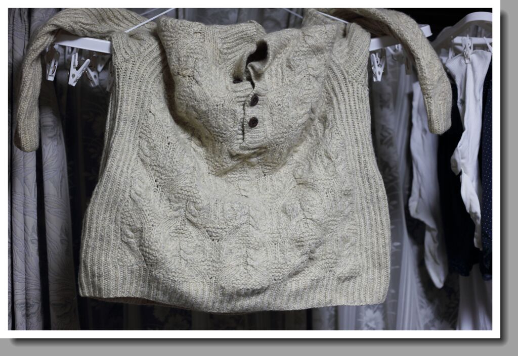 四十年前の手編みセーター