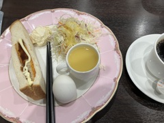 コロッケサンドモーニングセット