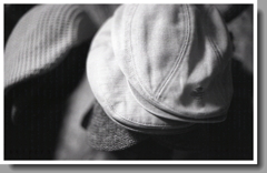 擦り切れたハンチング