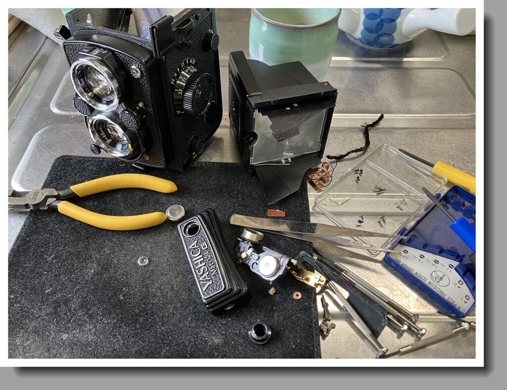 露出計が無くなったヤシカマット１２４G