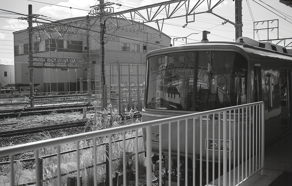 豊川駅の名鉄車両