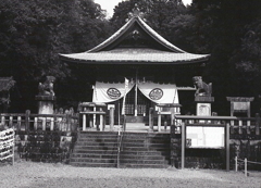 山頂の五社大明神社本殿