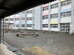 投票所に雪が降る